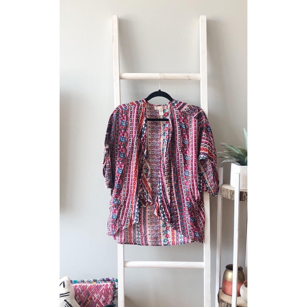 Band of Gypsies Patterned Kimono | Size S/M